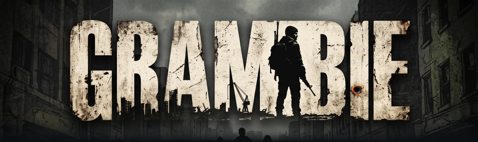 GRAMBIE: an armed survivor above the ruined city